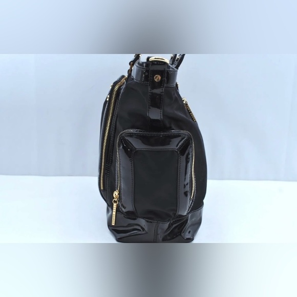 Tory Burch Patent Leather Trimmed Nylon Tote Bag - Picture 4 of 13